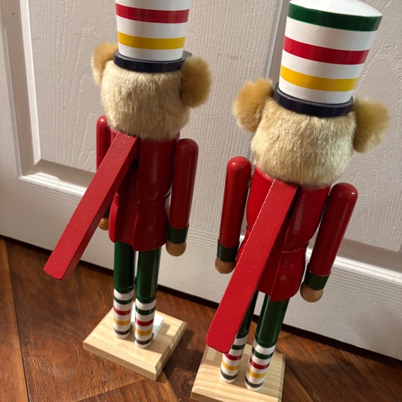 NEW RARE 2-pack 18" Hudson’s Bay Company HBC Stripes Nutcracker Multistripes - Picture 12 of 16